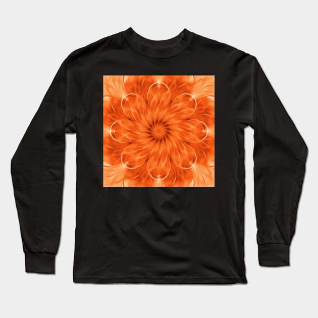 Pure orange Long Sleeve T-Shirt by krinichnaya